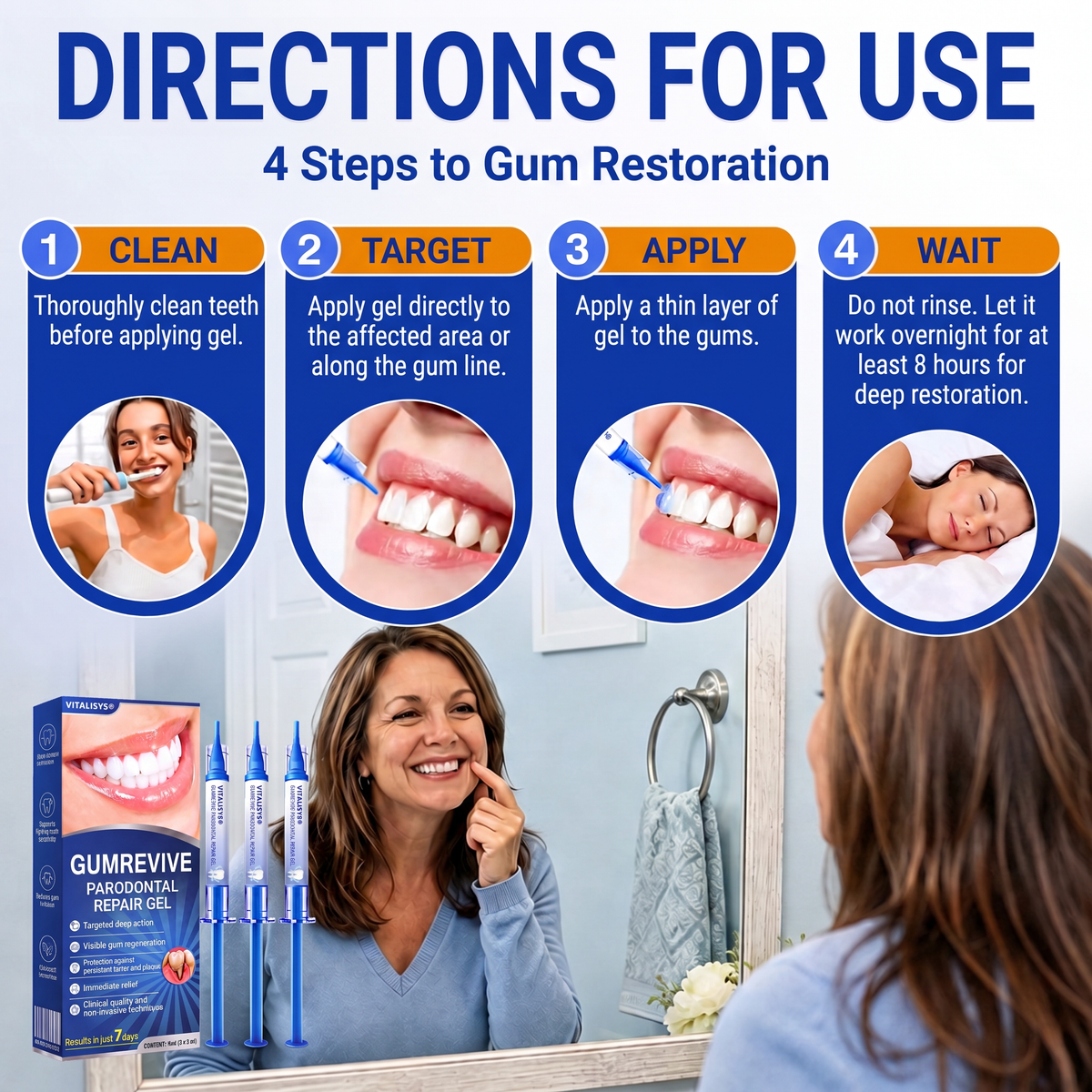 🇺🇸 VITALISYS®🦷 𝑮𝒖𝒎𝑹𝒆𝒗𝒊𝒗𝒆 Gum & Periodontal Care Gel🍇