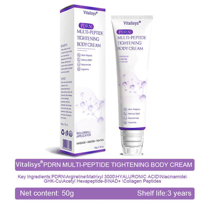 Vitalisys®🇺🇸PDRN Multi-Peptide Massaging Body Roller Cream- Anti-aging, Hydrating, Skin Firming & Lifting, Skin Repair, Even Tone, Acne and Dark Spot Treatment, Wart and Mole Removal, and Psoriasis Relief
