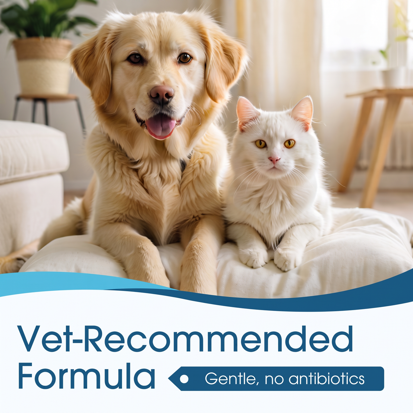 🐶🐱 |🔥 Vitalisys® Advanced Pet Ear Cleaner & Itch Relief Drops — Gentle Ear Wax Removal, Odor Eliminator, Yeast & Mite Infection Soothing, Anti-Inflammatory & Daily Ear Care for Dogs & Cats 👂