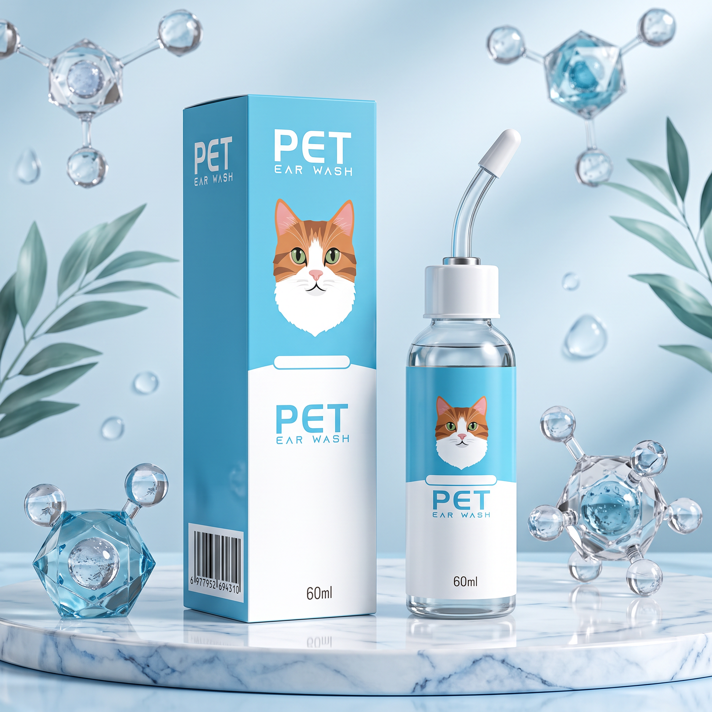 🐶🐱| 💎Vitalisys® Advanced Pet Ear Cleaner & Itch Relief Drops — Gentle Ear Wax Removal, Odor Eliminator, Yeast & Mite Infection Soothing, Anti-Inflammatory & Daily Ear Care for Dogs & Cats 👂