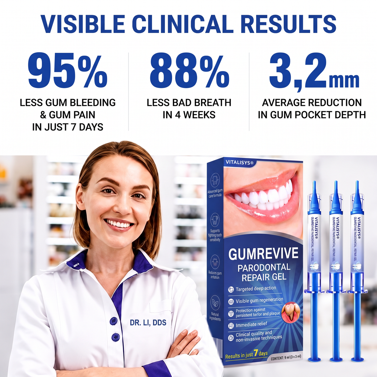 🇺🇸 VITALISYS®🦷 𝑮𝒖𝒎𝑹𝒆𝒗𝒊𝒗𝒆 Gum & Periodontal Care Gel🍇